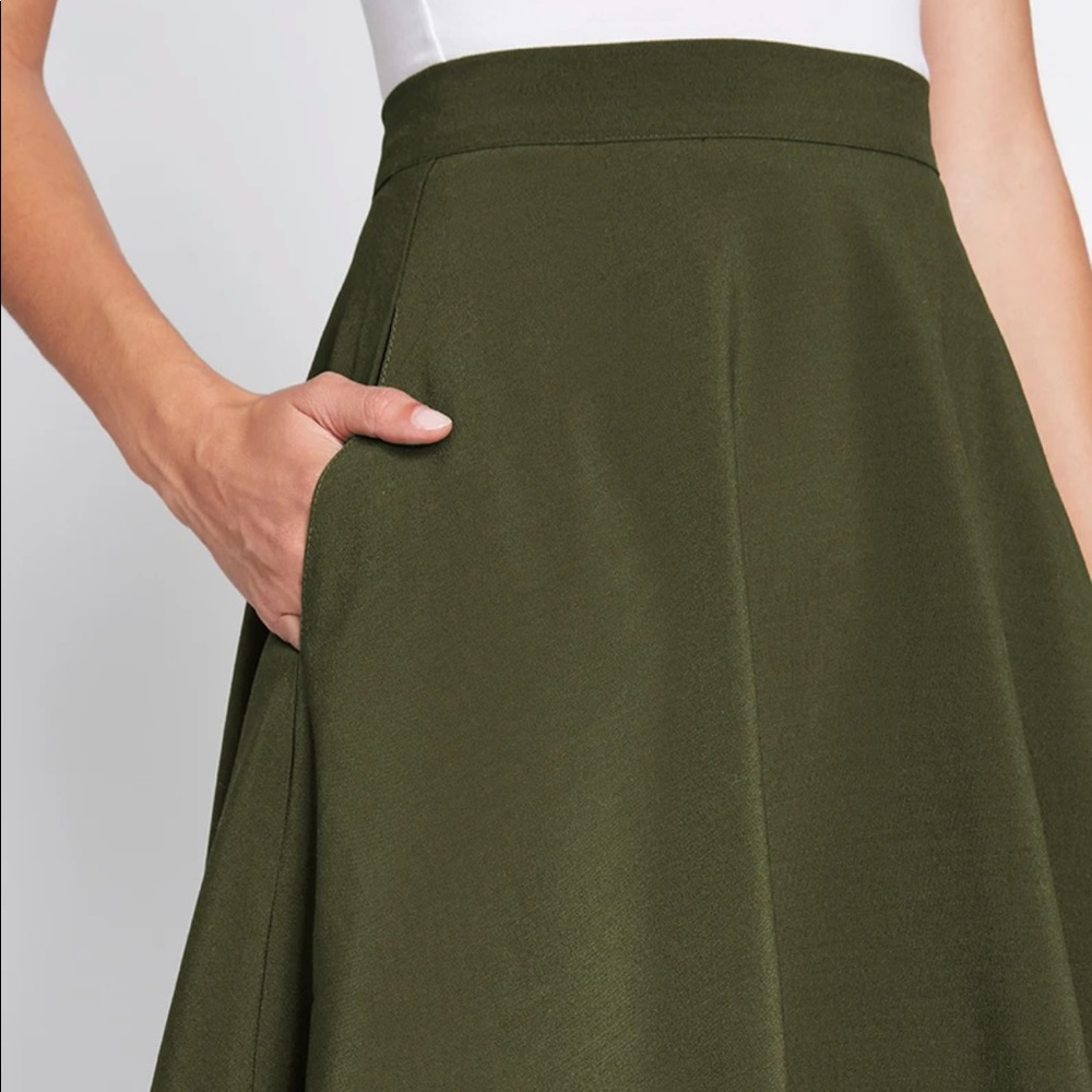 ModCloth Just This Sway A-Line Skirt